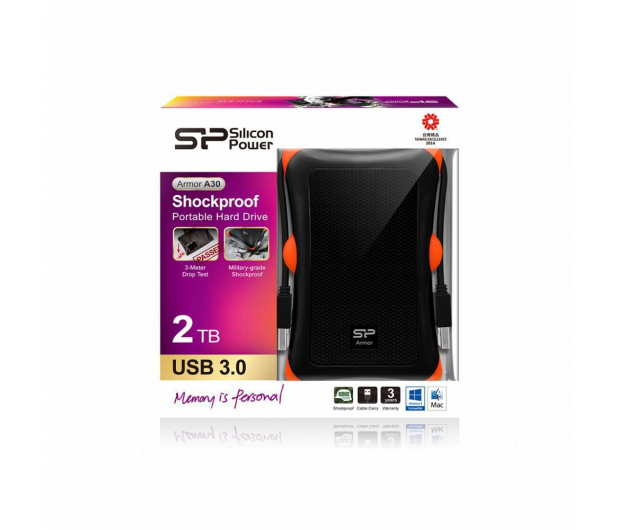 Silicon Power Armor A30 2TB USB 3.2 Gen. 1 Czarny - 220508 - zdjęcie 3
